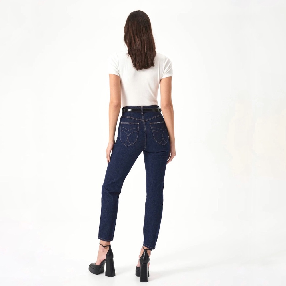 Rolla's | Dusters High Rise Slim Fit Tapered Jeans Dark Blue‎ Wash Size 30